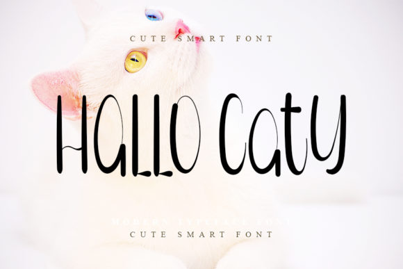 Hello Caty Font Poster 1