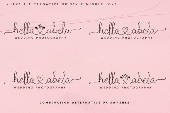 Hello Della Font Poster 7