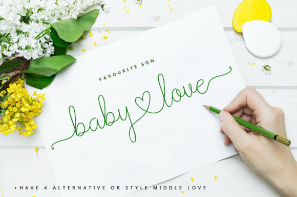 Hello Della Font Poster 10