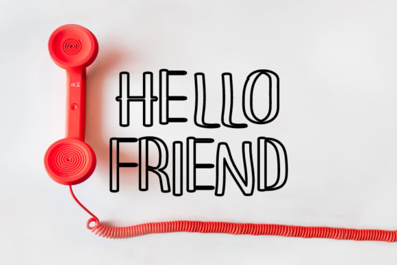 Hello Friend Font