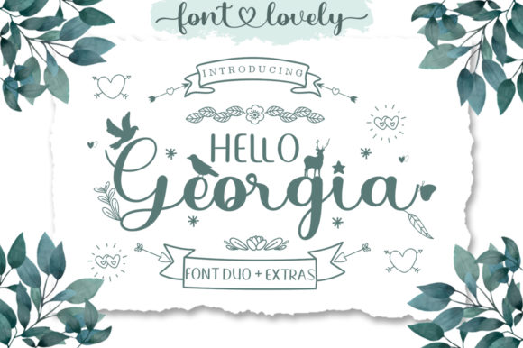 Hello Georgia Font