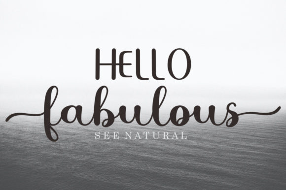 Hello Georgia Font Poster 6