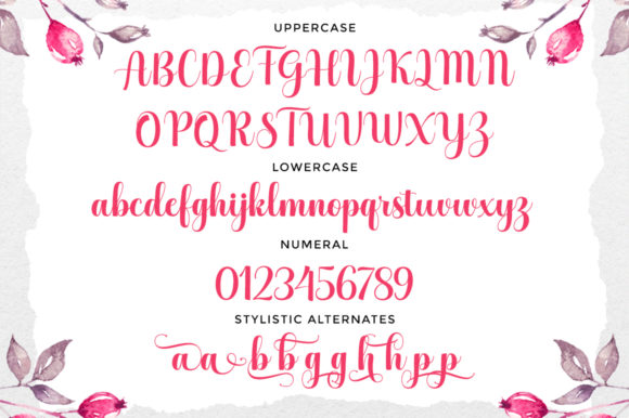 Hello Georgina Font Poster 5