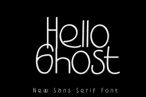 Hello Ghost Font Poster 1