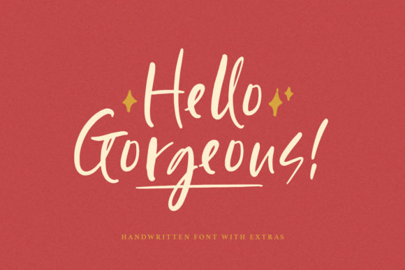 Hello Gorgeous Font Poster 1