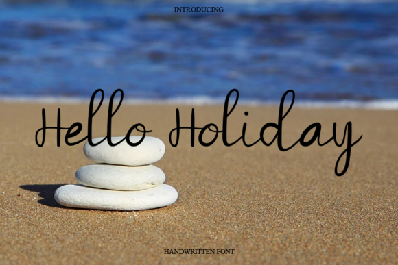 Hello Holiday Font Poster 1