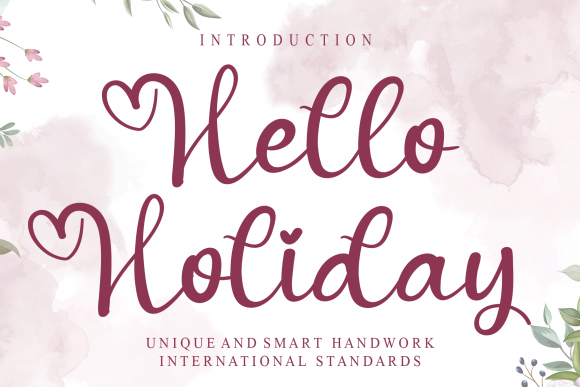 Hello Holiday Font