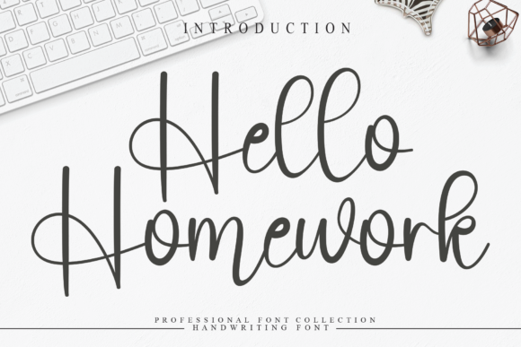 Hello Homework Font Hello Homework Font Poster 1