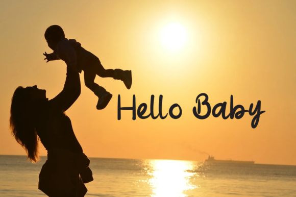 Hello Love Font Poster 2