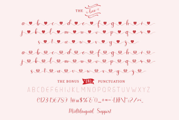 Hello Love Font Poster 6