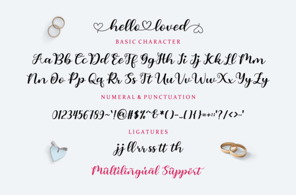 Hello Loved Font Poster 7