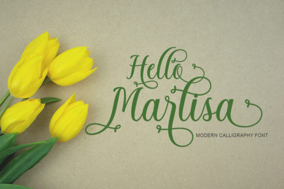 Hello Marlisa Font Poster 1
