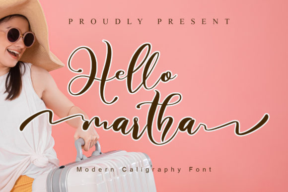 Hello Martha Font Poster 1