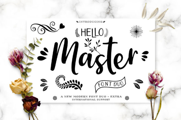 Hello Master Trio Font Poster 1