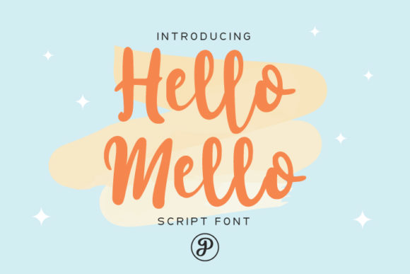 Hello Mello Font Poster 1