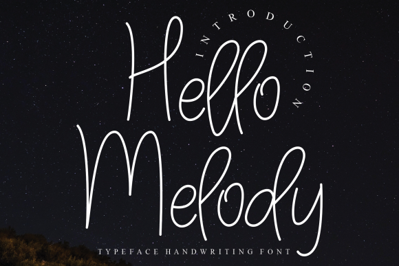 Hello Melody Font Poster 1