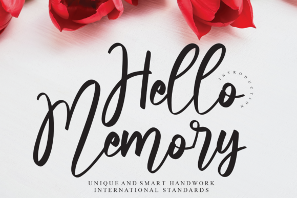Hello Memory Font Poster 1