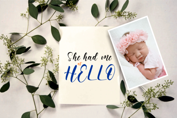 Hello Mom Font Poster 3