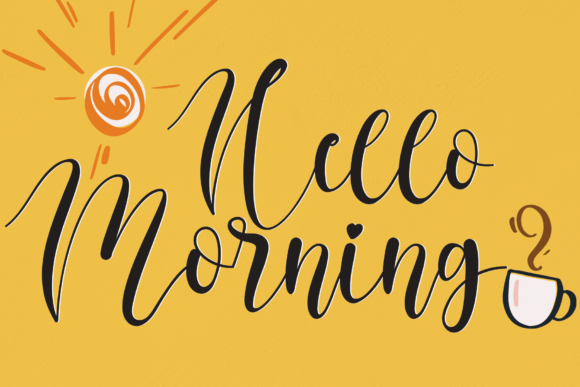 Hello Morning Font