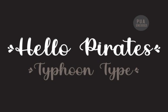 Hello Pirates Font Poster 1