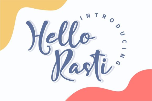 Hello Rasti Font Poster 1