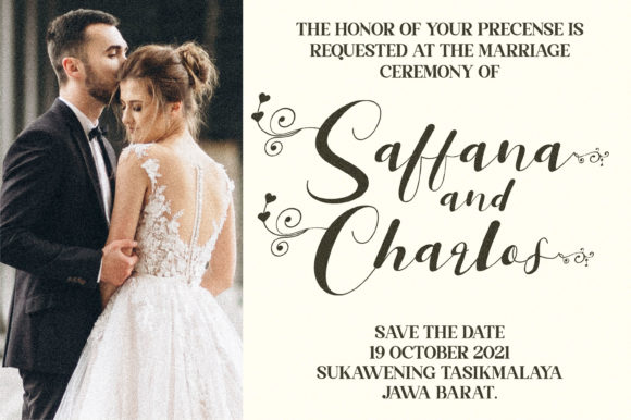 Hello Saffana Font Poster 11