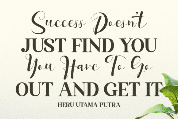 Hello Saffana Font Poster 12