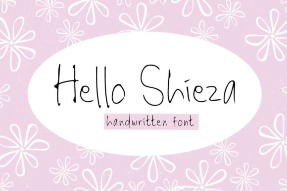 Hello Shieza Font Poster 1