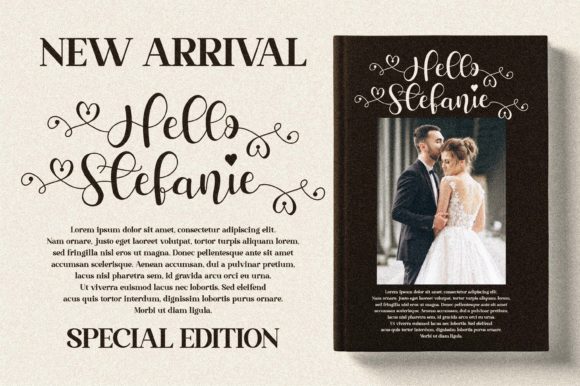 Hello Stefanie Font Poster 14