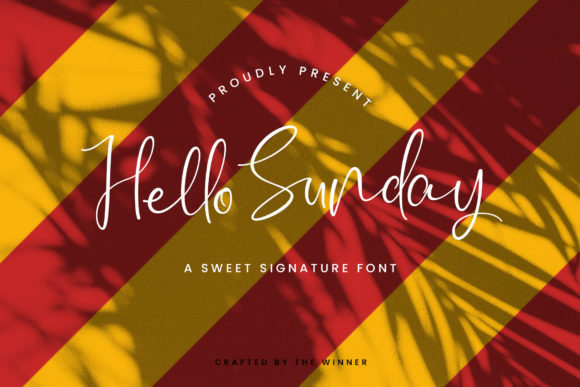 Hello Sunday Font Poster 1