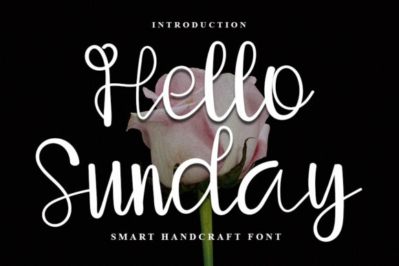 Hello Sunday Font Poster 1