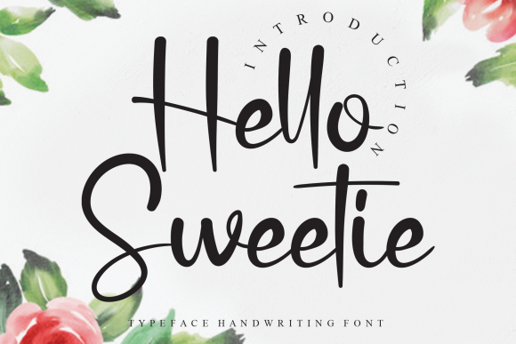 Hello Sweetie Font Poster 1