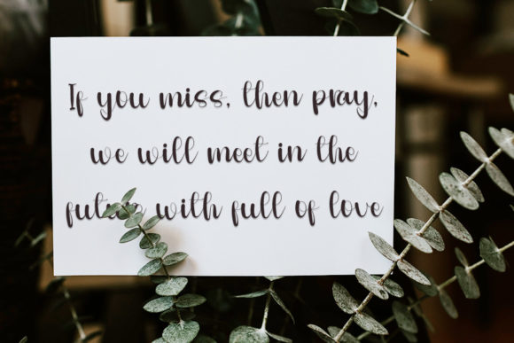 Hello Wedding Font Poster 4