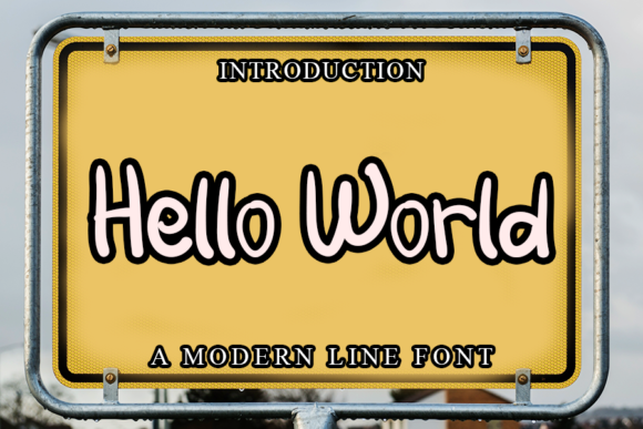 Hello World Font