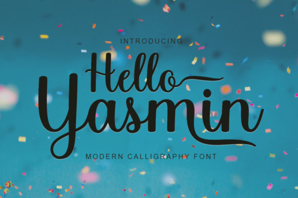 Hello Yasmin Font Poster 1