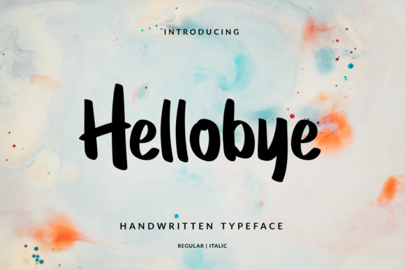 Hellobye Font Poster 1
