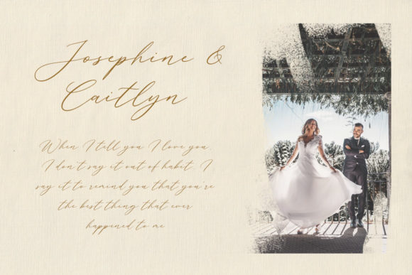 Hellow Script Font Poster 2