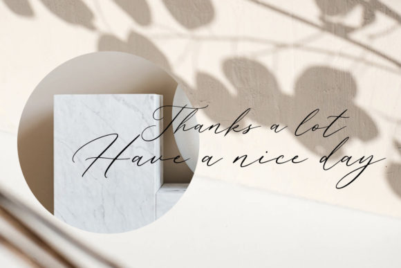 Hellow Script Font Poster 10