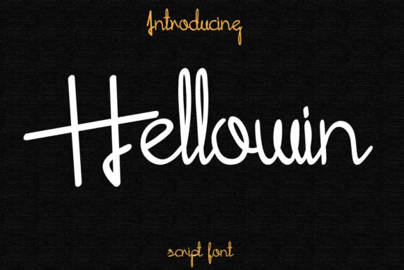 Hellowin Font Hellowin Font Poster 1