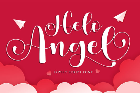 Helo Angel Font Poster 1