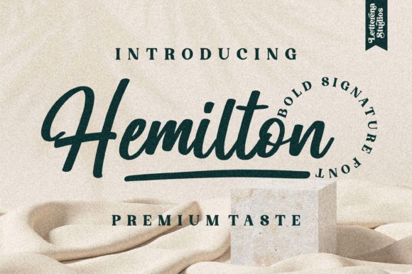 Hemilton Font Poster 1