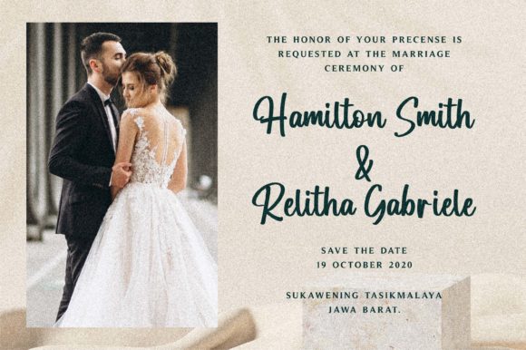 Hemilton Font Poster 2