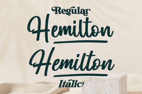 Hemilton Font Poster 14