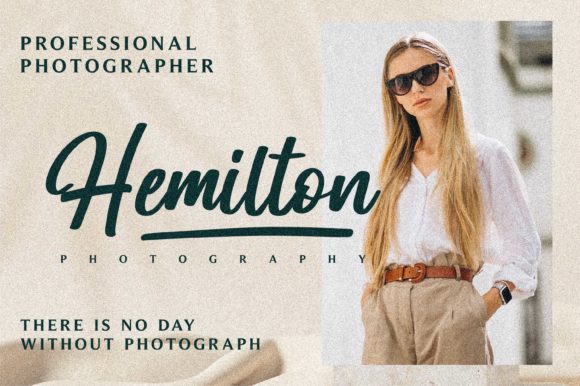 Hemilton Font Poster 8