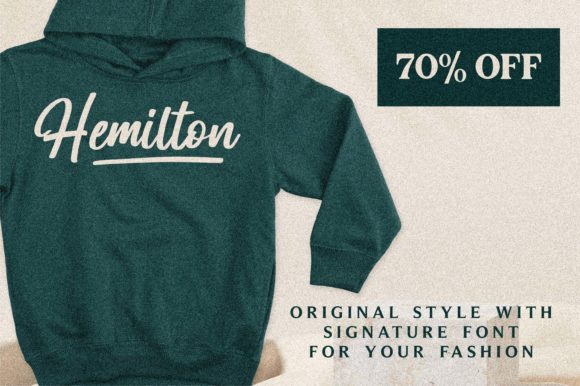 Hemilton Font Poster 10