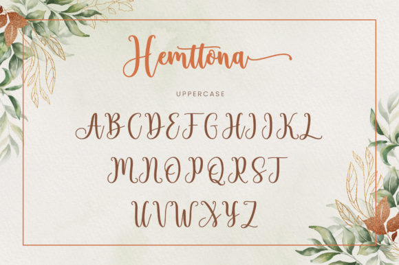 Hemttona Font Poster 7