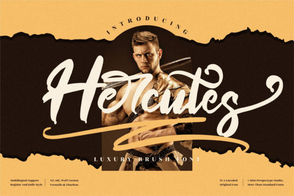 Hercutes Font Poster 1