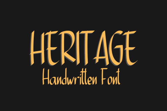Heritage Font Poster 1