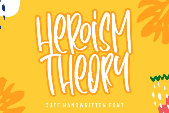 Heroism Theory Font Heroism Theory Font Poster 1