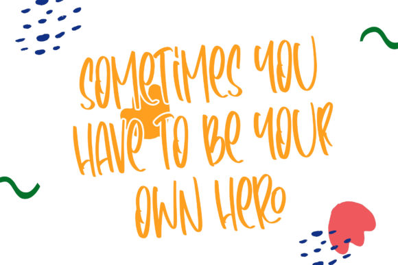 Heroism Theory Font Poster 3